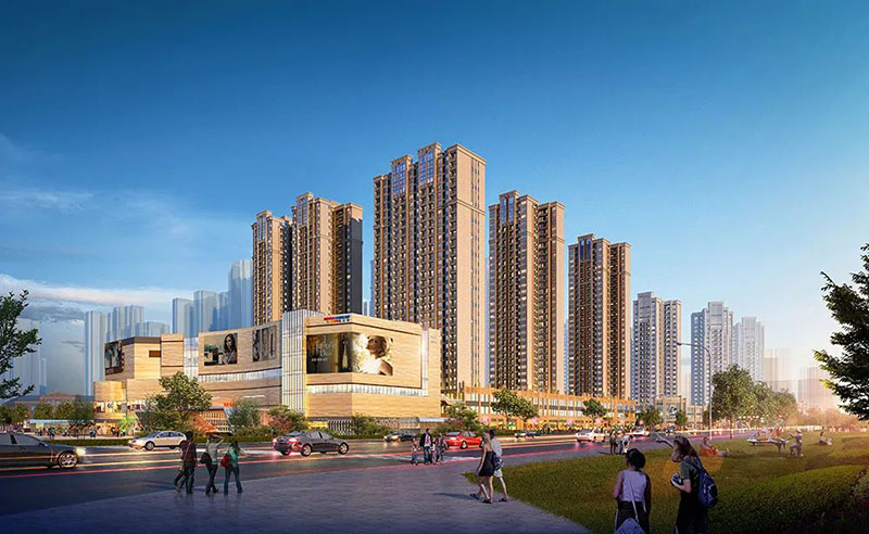 台北城项目位于国瓷路与醴陵大道的交汇处