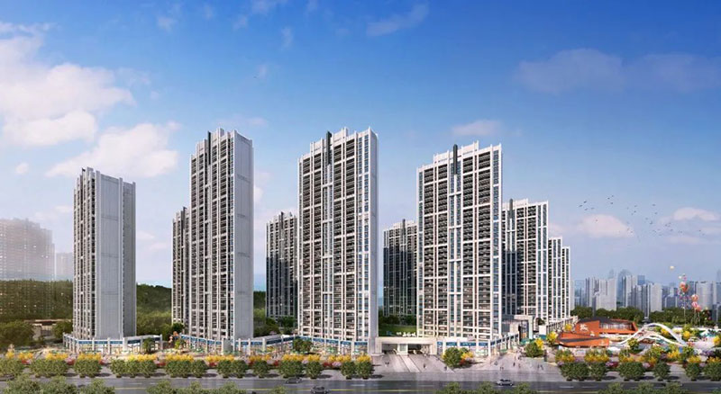 嘉福城项目位于醴陵渌江大道与左权南路交汇处