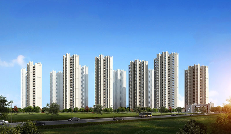 嘉福城项目位于醴陵渌江大道与左权南路交汇处