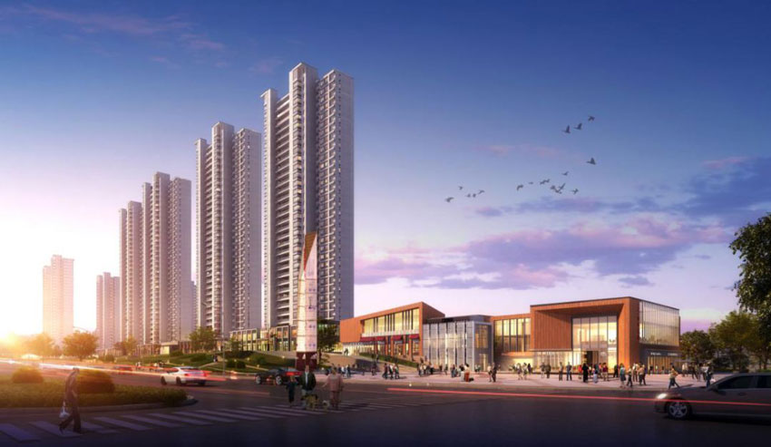 旗滨玖玺项目位于醴陵醴陵市醴陵大道与320交汇处（渌江中学北侧）