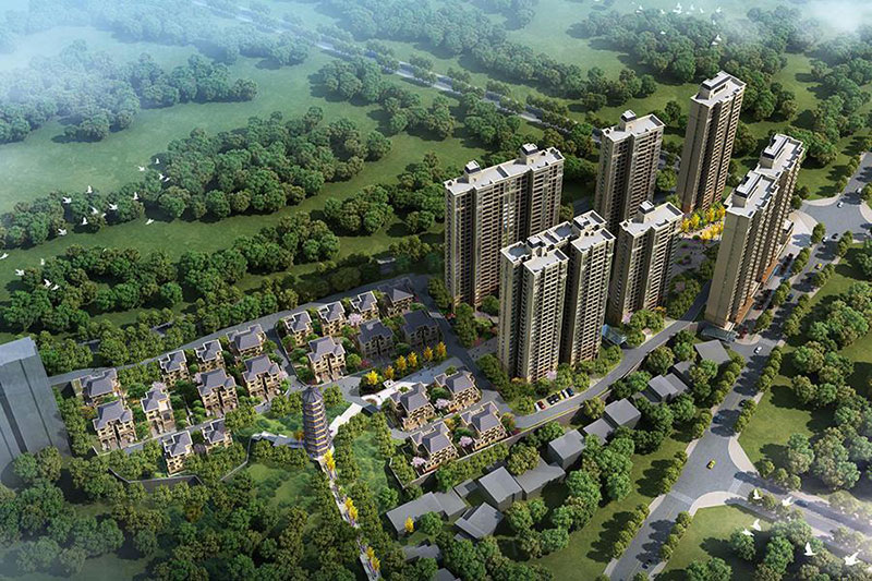 壹号公馆项目位于醴陵立三大道兰天宾馆旁