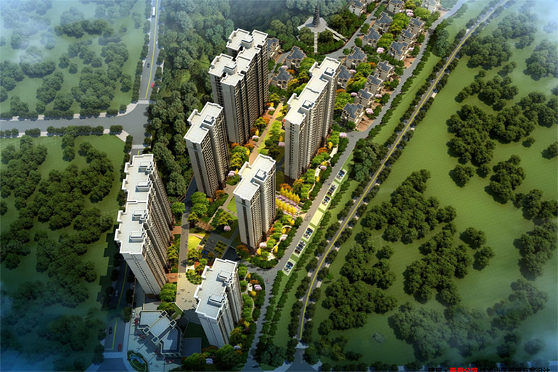 壹号公馆项目位于醴陵立三大道兰天宾馆旁