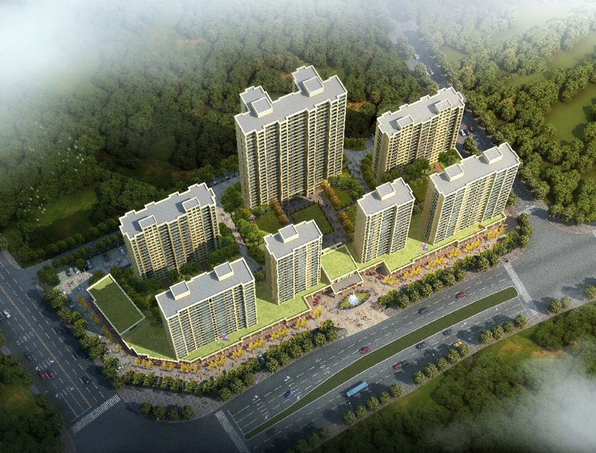 国盛悦澜湾项目位于醴陵国瓷路与城北大道交汇处（时代金属对面）