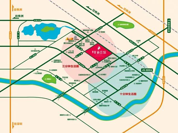 茉莉公馆项目位于醴陵国瓷路与宜兴路交汇处