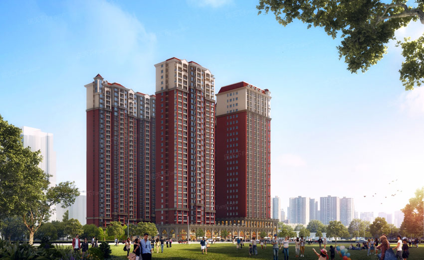 新华联广场状元华府项目位于醴陵李畋中路姜湾小学旁