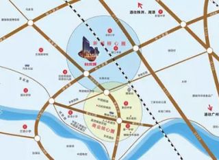 株洲-醴陵市台北城为您提供该项目区位图欣赏