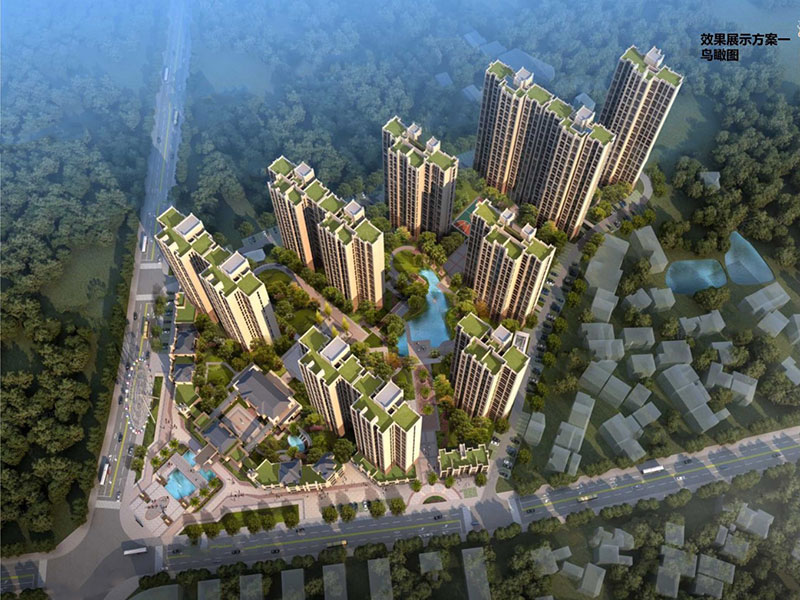 贰号公馆项目位于醴陵升熙路与民寨路交汇处东北角