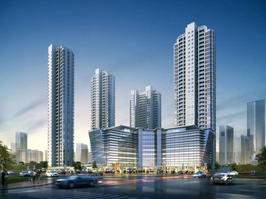 芙蓉醴项目位于醴陵国瓷大道与民富路交汇处