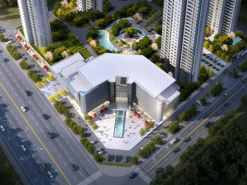 芙蓉醴项目位于醴陵国瓷大道与民富路交汇处