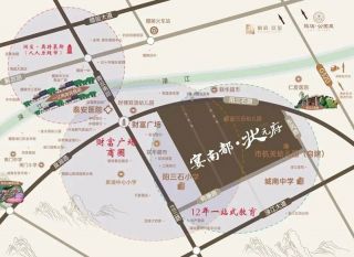 株洲-醴陵市宴南都状元府为您提供该项目区位图欣赏