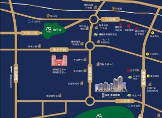 株洲-醴陵市鼎盛铭城为您提供该项目区位图欣赏