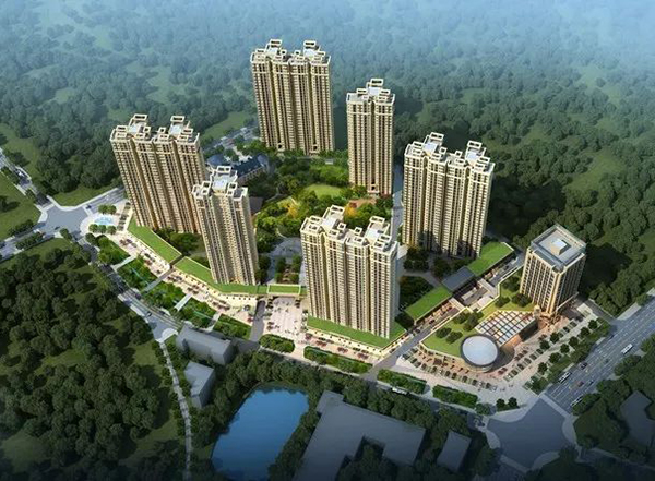 怡景山庄项目位于渌口区世纪广场幸福里路