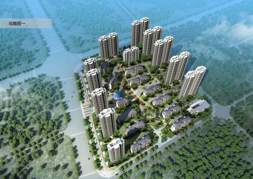 南洲壹号项目位于渌口区南洲大道与和谐大道交汇处