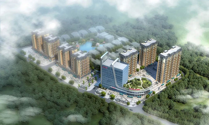 磐石大院项目位于株洲市渌口区松西子社区旁