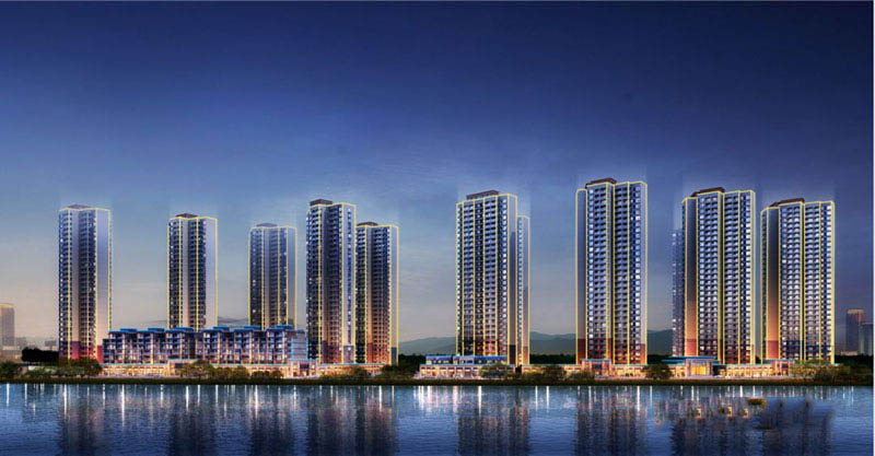 东江首府项目位于资兴市沿江北路