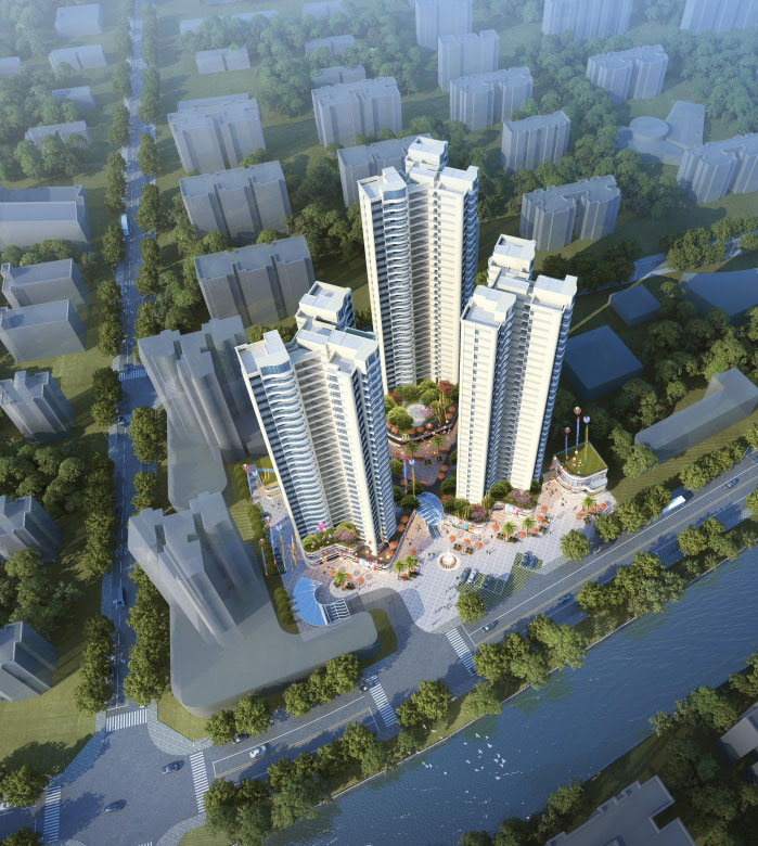 滨江新天地项目位于永兴县沿江北路(县一中对面)