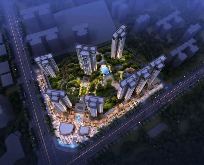 君悦龙山项目位于永兴县永兴大道与橙乡路交汇处(金都车站对面)