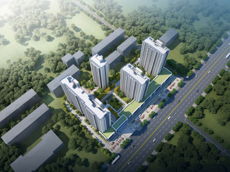 财富公馆项目位于永兴县永兴大道与龙山路交汇处北（荣裕酒店正对面）