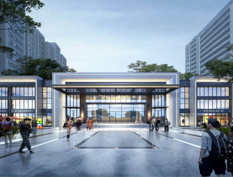 财富公馆项目位于永兴县永兴大道与龙山路交汇处北（荣裕酒店正对面）