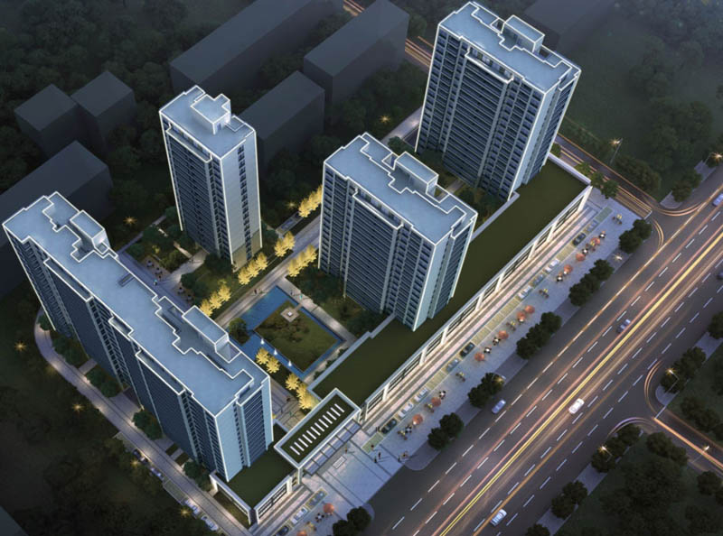 财富公馆项目位于永兴县永兴大道与龙山路交汇处北（荣裕酒店正对面）