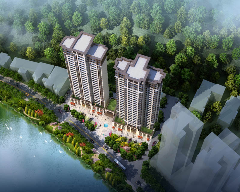 碧水山居项目位于永兴县便江北路与工农街交汇处