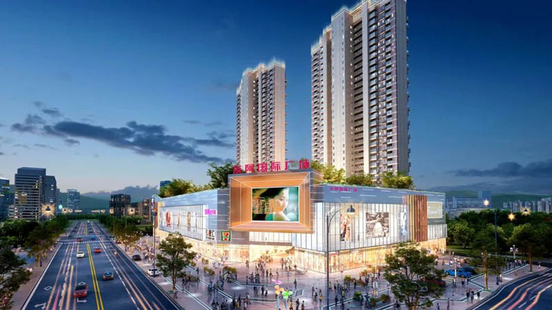 友阿天街项目位于永兴县大桥路与凤凰岭路交汇处(老汽车南站)