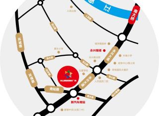 郴州-永兴县龙山家居建材广场为您提供该项目区位图欣赏