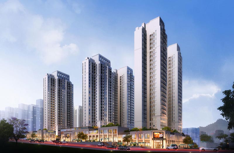 隆昇花园项目位于宜章县新公安局对面百通汽车站旁