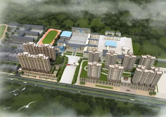 溪湾公馆项目位于湖南省郴州市宜章县宜章大道四完小旁