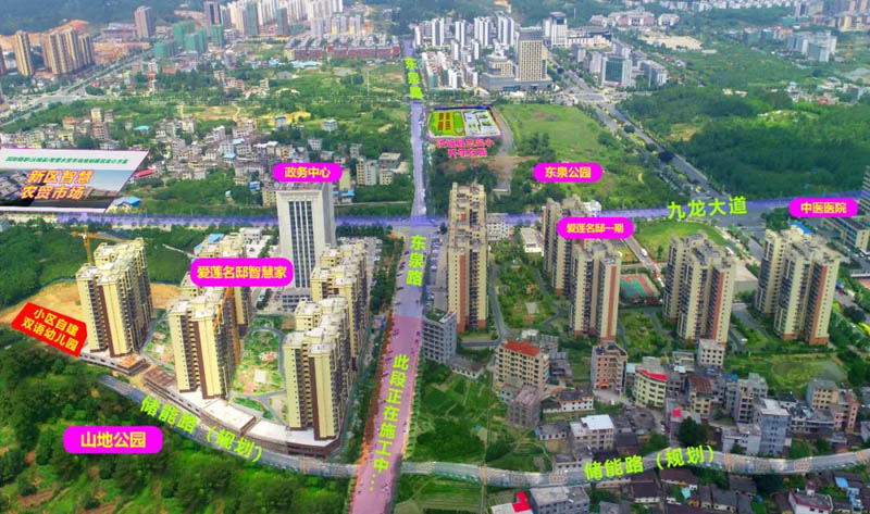 爱莲名邸项目位于汝城县储能路和东泉路交汇处：（政务中心后面）