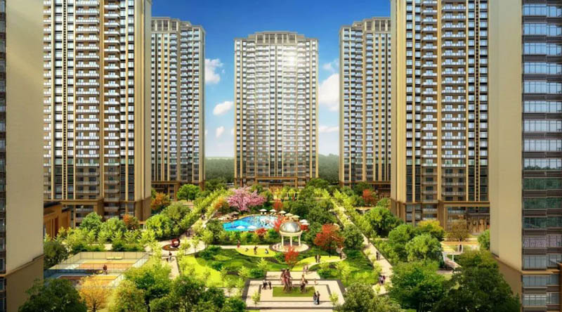 翡翠华庭项目位于汝城县汝城大道与三江大道交汇处