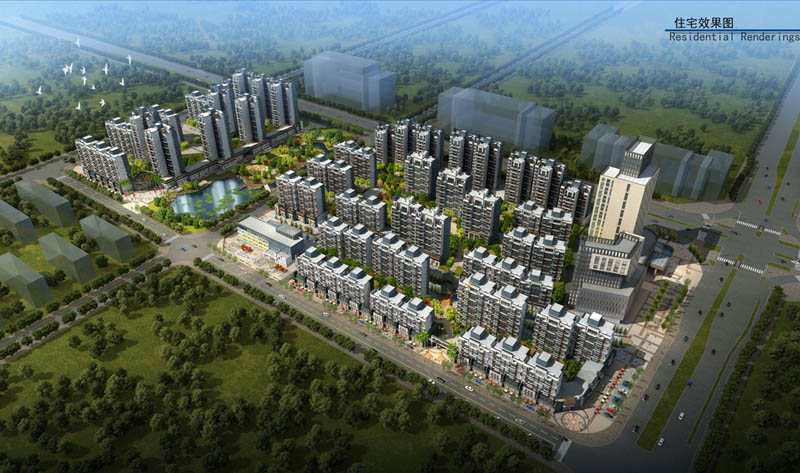 三江花苑项目位于汝城县东泉路与滨河东路交汇处