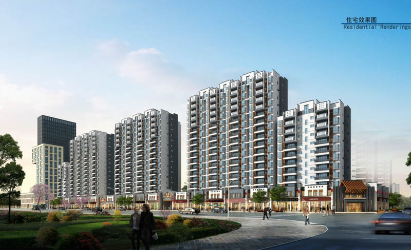 三江花苑项目位于汝城县东泉路与滨河东路交汇处