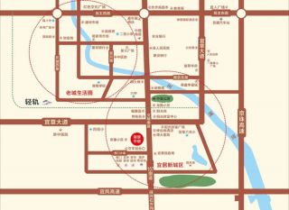 郴州-宜章县丽景华庭为您提供该项目区位图欣赏