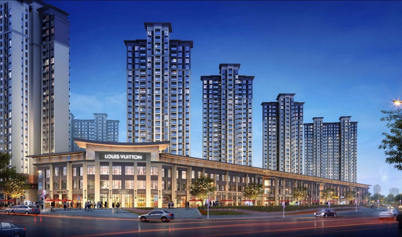 公园悦府项目位于攸州公园旁（中心大道与进站路交汇处）