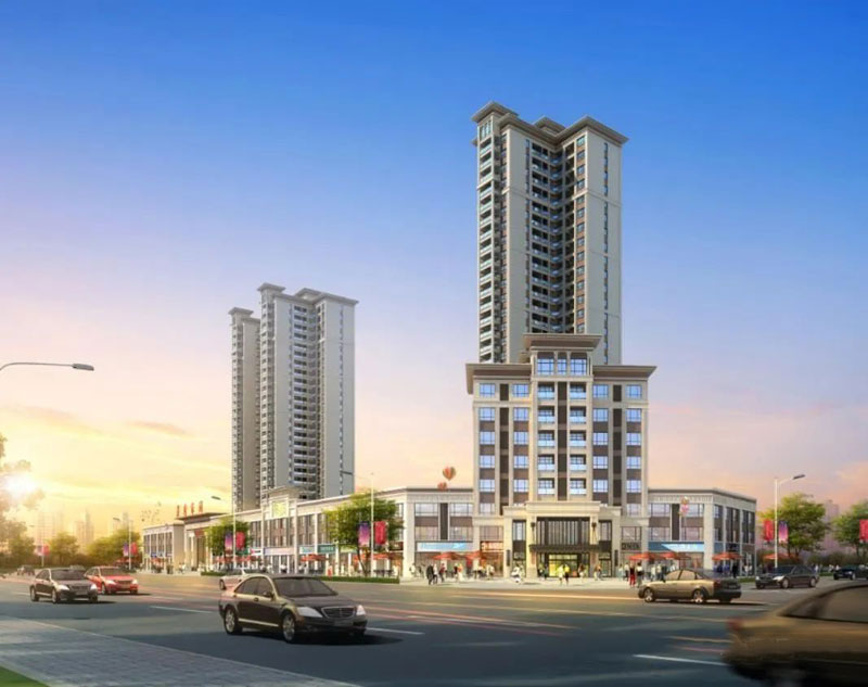 景秀家园D区项目位于攸县内环路与枫岭路交汇处