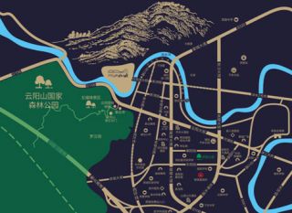 株洲-茶陵县月亮湾山水城为您提供该项目区位图欣赏