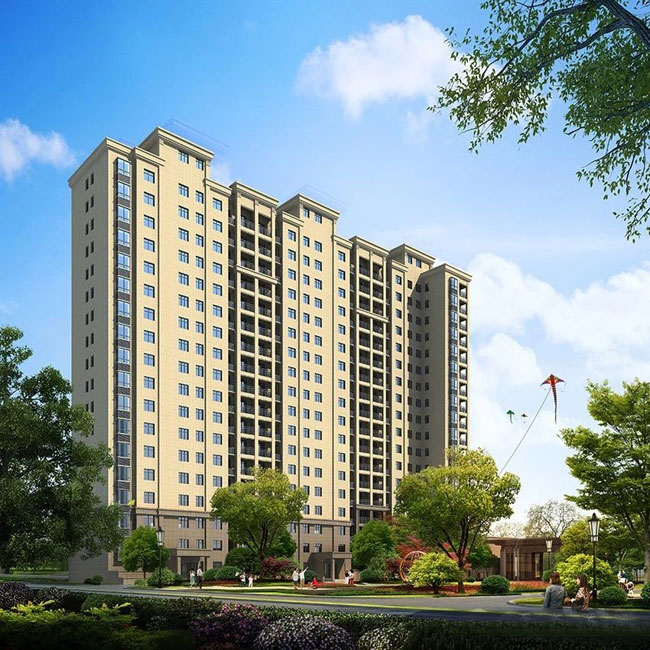 御花苑项目位于岳阳县长风路与东方路交叉处东北角