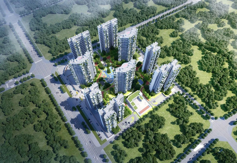 昊越华府项目位于嘉禾昊嘉禾大道与嘉园路交汇处