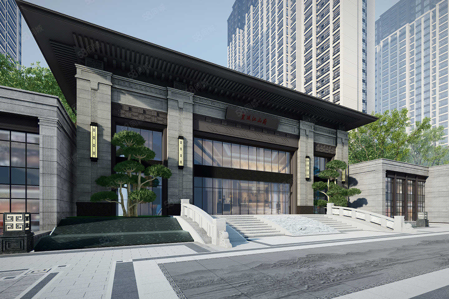 皇廷江山府项目位于嘉禾县嘉园路与纵十五路交汇处