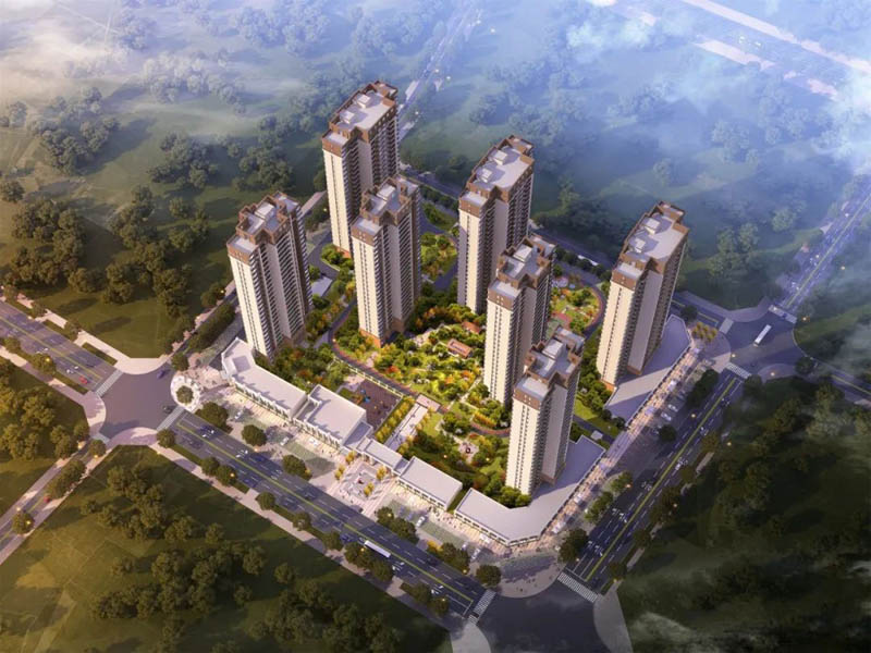 睿锋华府项目位于临武县香花路与大武路交汇处