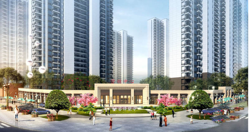 睿锋兰亭项目位于郴州市临武县官山路与隆武路交汇处西南面