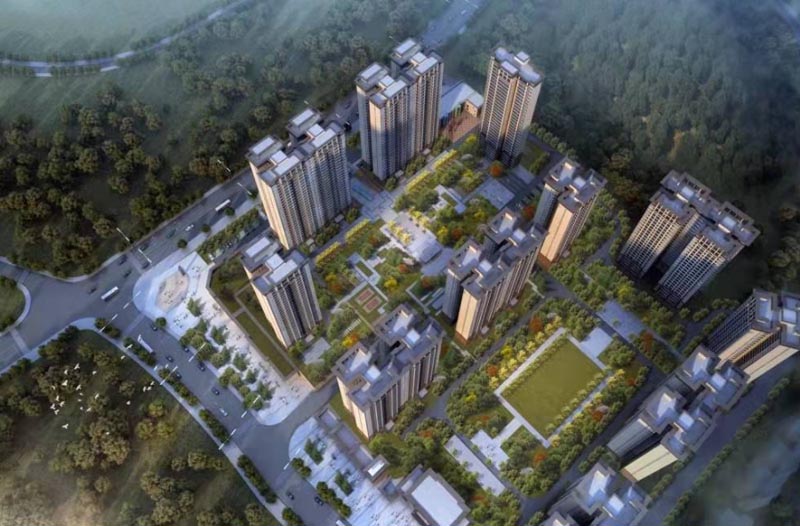 德泰鑫龙华府项目位于桂阳县骏马大道转樟市路口100米处