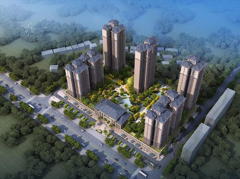 东禹麓峰春晓项目位于桂阳县华尔学府正对面