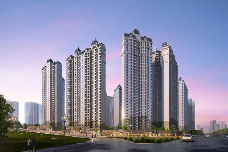 金麟府项目位于桂阳龙潭东路与骏马大道交汇处（宝蓝广场旁）