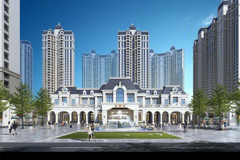 金麟府项目位于桂阳龙潭东路与骏马大道交汇处（宝蓝广场旁）