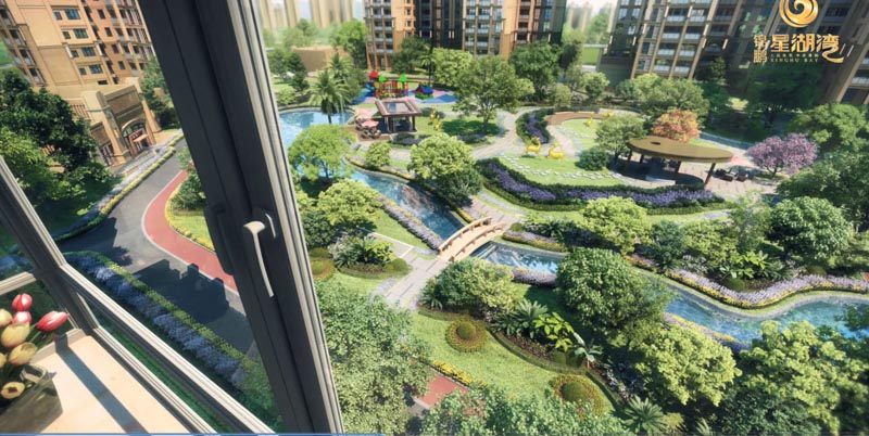 锦鹏星湖湾项目位于桂阳县桂阳芙蓉东路（锦绣银湾旁）