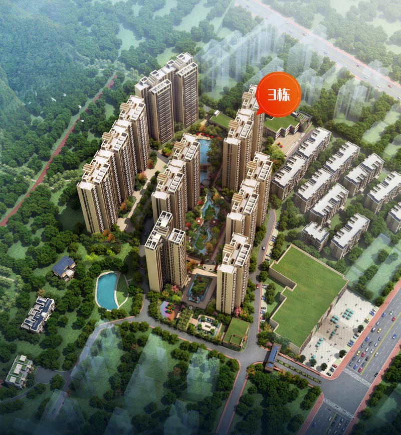 新东方锦绣庄园项目位于桂阳县迎宾路原新东方大酒店内