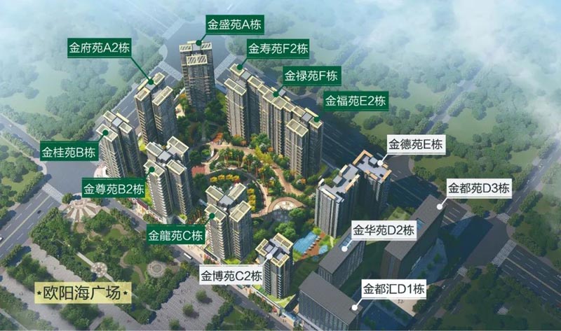 耀华金都汇项目位于桂阳县龙潭东路与文化路交汇处丽景花园105号