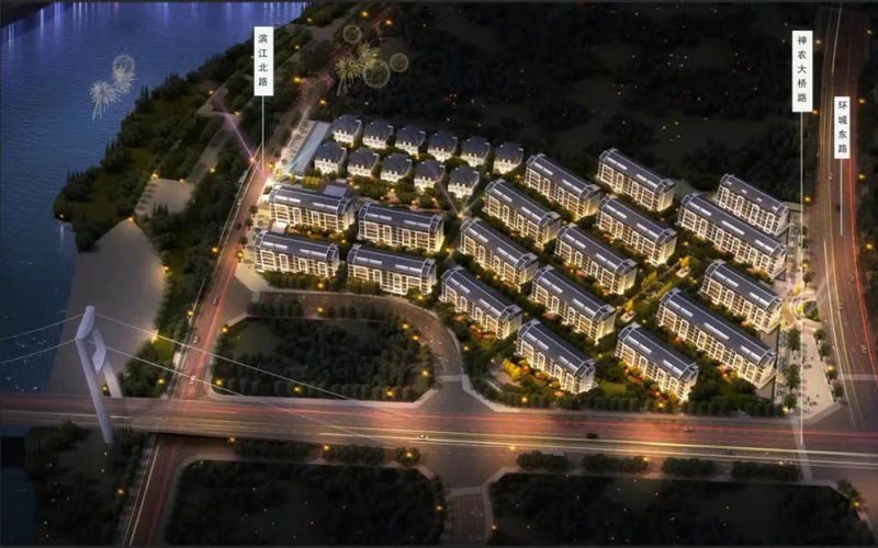 江湾壹号项目位于安仁县安仁县滨江北路沙滩公园对面